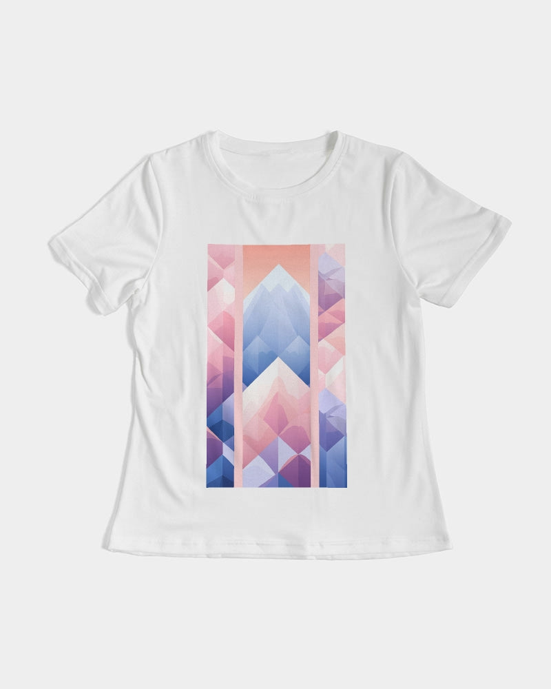 Broken Valley Women's Fitted Tee | LIKI BRAND