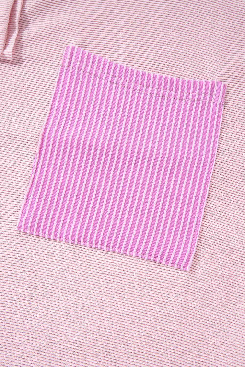 Corded Colorblock Patch Pocket Drawstring Hoodie Top