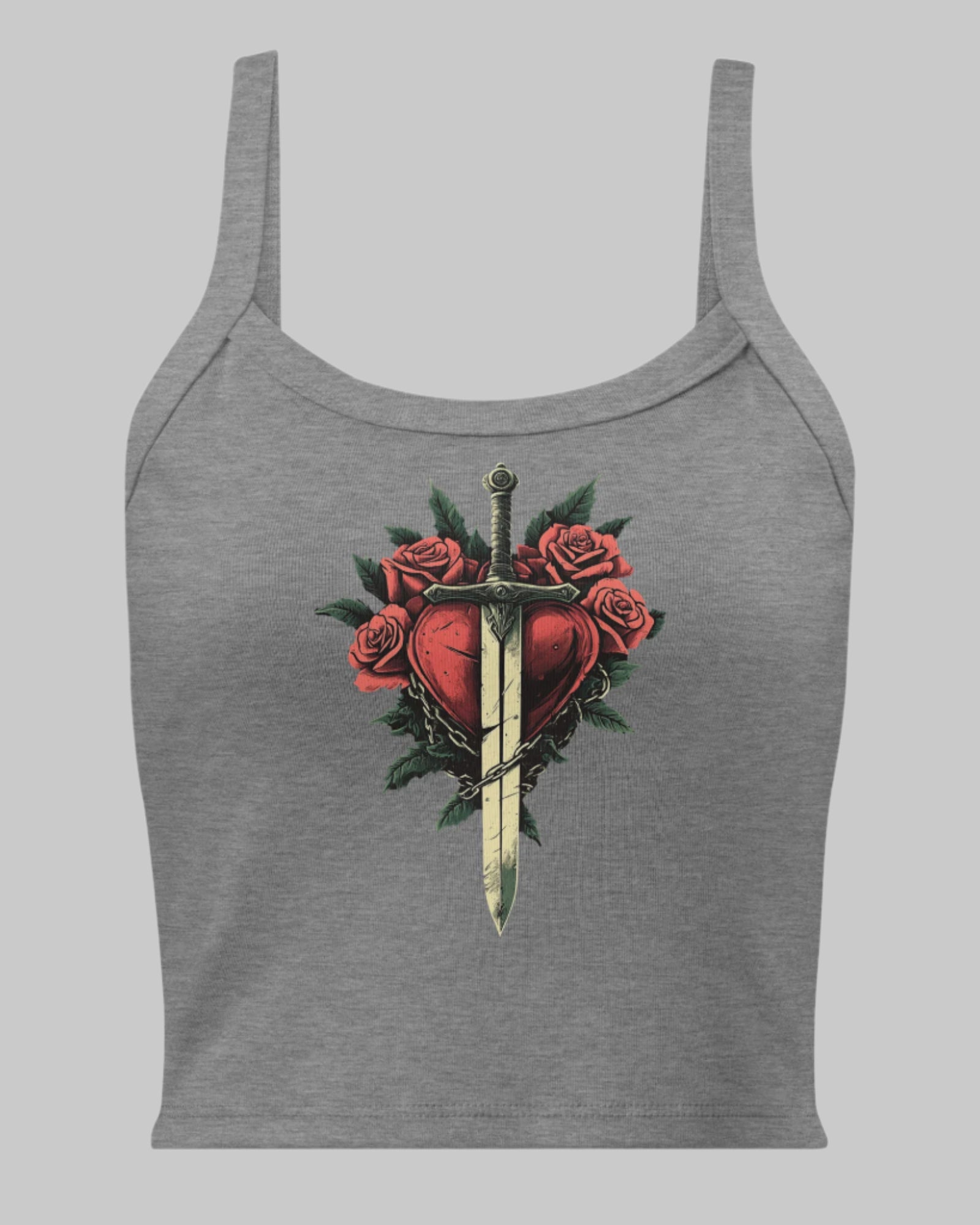 Dagger to Heart Micro-Rib Tank Top | LIKI BRAND
