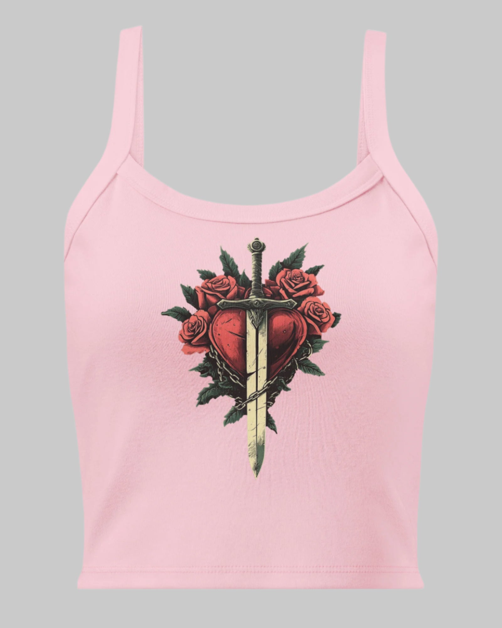 Dagger to Heart Micro-Rib Tank Top | LIKI BRAND